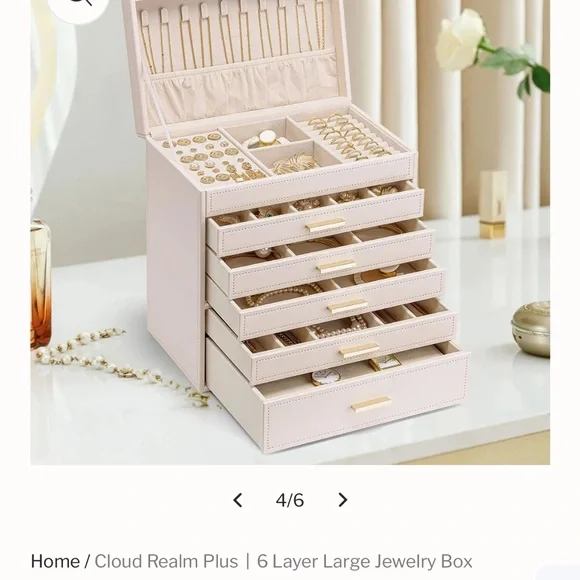 Vlando Large Jewelry Organizer NWOT - Picture 4 of 9